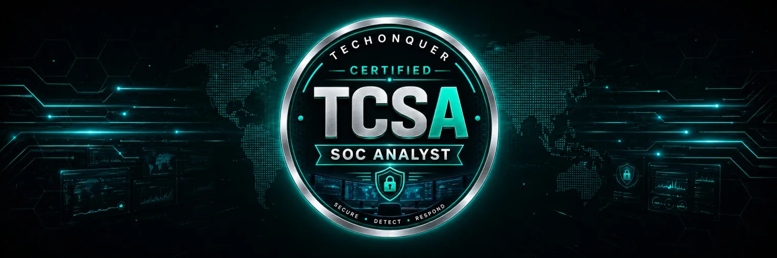 Techonquer Certified SOC Analyst (TCSA)