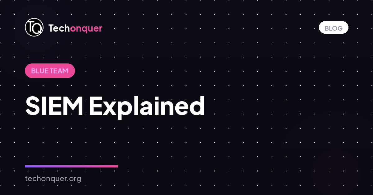 SIEM Explained